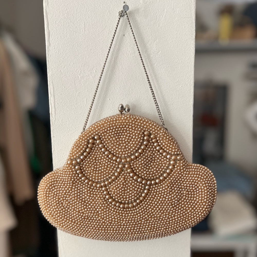 K & G Charlet vintage pearly evening bag